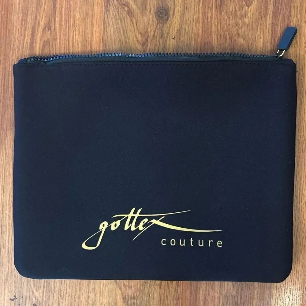 NWOT Gottex couture wet dry bag travel bag luxury black